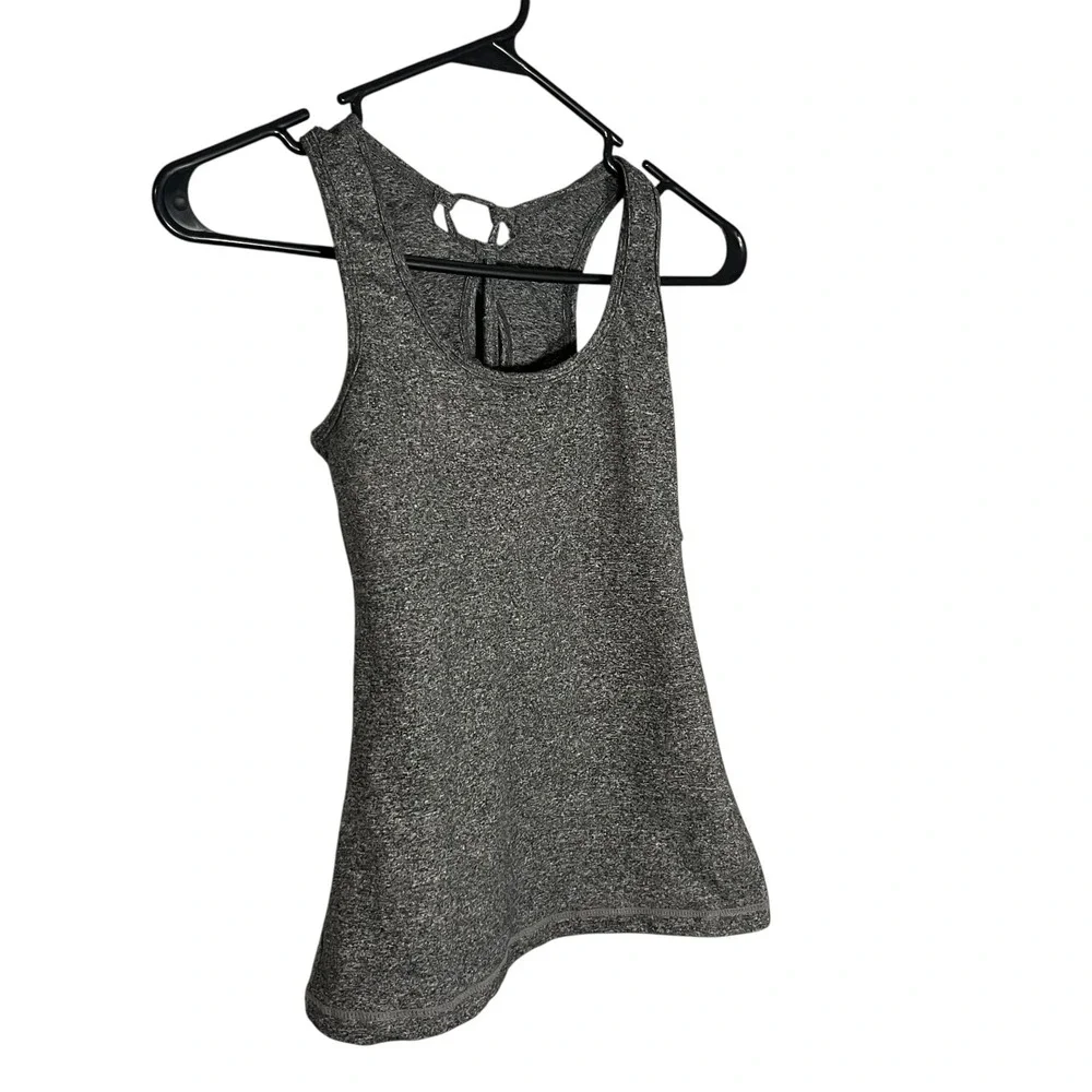 Lululemon Women's Gray Tie Back Workout‎ Tank Top Small